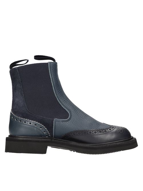 Stivaletti Beatles in pelle e tessuto TRICKER'S | 2754 VBS SILVIABLU